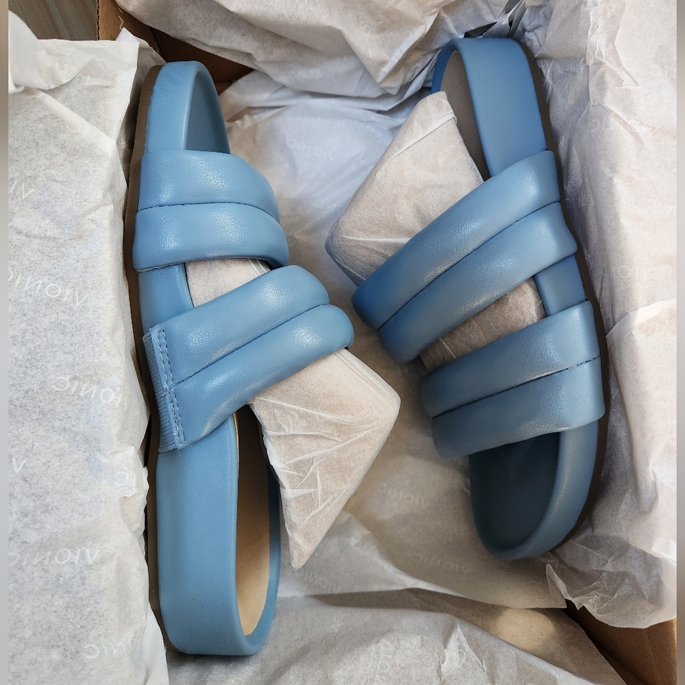 Vionic Women's Safari Mayla Slide Sandal ~BLUE ~SIZE 6 **NEW - Picture 8 of 10